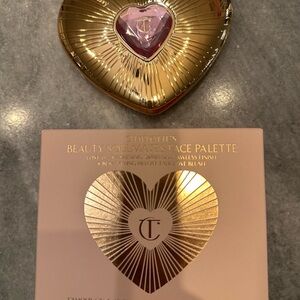 Charlotte Tilbury Gold and Pink Heart Face Palette